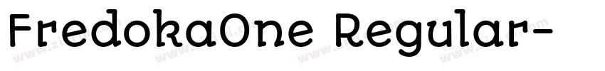 FredokaOne Regular字体转换